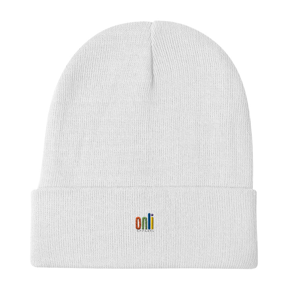 Embroidered Beanie